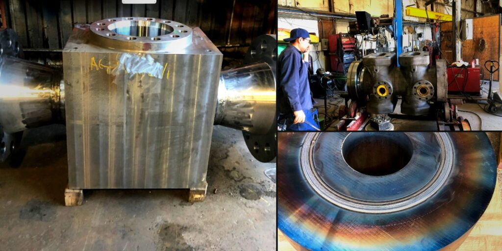 Pressure vessel fabrication, spool assembly, and welded components